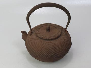 Theepot - Gietijzer - Antieke Japanse tetsubin, Antiek en Kunst