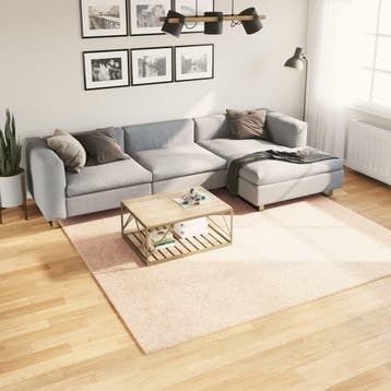 vidaXL Vloerkleed HUARTE laagpolig zacht wasbaar 240x240 cm, Verzenden