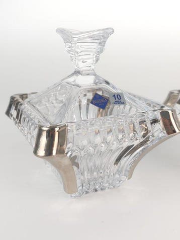 Boîte à biscuits (2) - Prague - Cristal, Platino - Boîte de