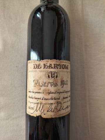 1940 Marco De Bartoli Marsala Vecchio Samperi Riserva, Nieuw