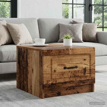 vidaXL Salontafel Oud hout 49 x 50 x 37 cm Bewerkt hout, Verzenden