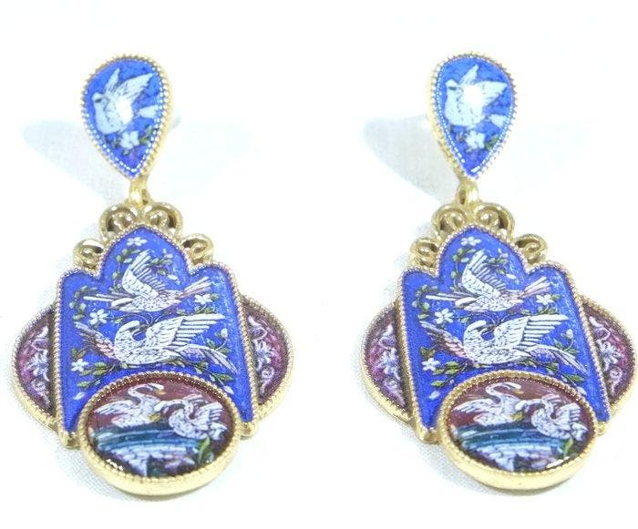 Plaqué or - Boucles doreilles - Pendentifs parfaits, Antiquités & Art, Curiosités & Brocante
