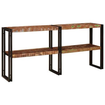 vidaXL Wandtafel Multikleur 160 x 33 x 75 cm Massief, Verzenden