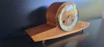 Tafelklok - Vintage Hout/ Messing - 1960-1970, Antiek en Kunst, Antiek | Klokken