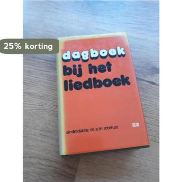 DAGBOEK BIJ HET LIEDBOEK 9789024236466 A.H. Rothfusz, Verzenden, Gelezen, A.H. Rothfusz