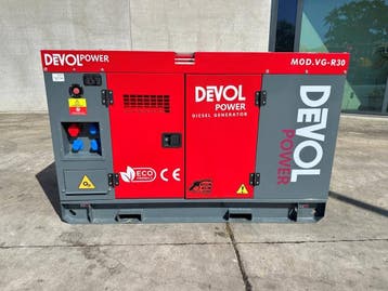Veiling: Generator Devol Power VG-R30 37.5 kVA 2026 Nieuw, Ophalen