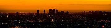 David Law - Los Angeles Sunset II - Californie - Panoramique, Antiek en Kunst
