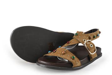Nelson Sandalen in maat 38 Bruin, Bruin, Verzenden, Sandalen of Muiltjes, Zo goed als nieuw