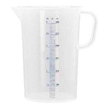 Maatbeker | Kunststof | Maatverdeling | 3L | Ø170x235(h)mm, Verzenden, Nieuw in verpakking