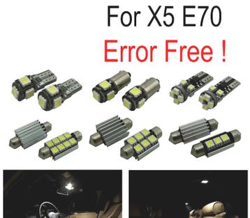 Kit 21 Ampoules Led Intérieur Pour Bmw X5 E70 07-13, Auto-onderdelen, Verzenden, Nieuw