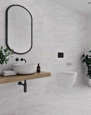 Marmerlook wit VENUS Hoogglans 30x60 / Wandtegel / Badkamer, Doe-het-zelf en Bouw, Ophalen of Verzenden, Nieuw