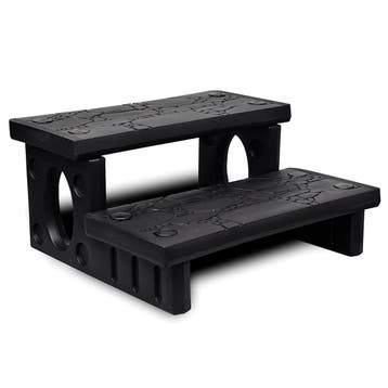 vidaXL Spatrap zwart, Verzenden
