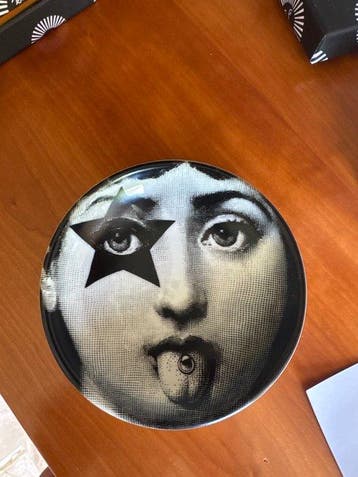 Fornasetti - Piero Fornasetti - Asbak - Porselein