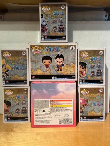 Funko - Funko Pop - Mixed Lot - One Piece (6 Pops +