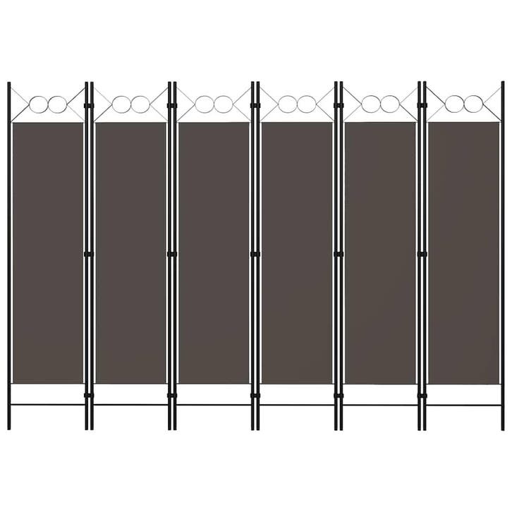 vidaXL Kamerscherm met 6 panelen 240x180 cm antraciet, Huis en Inrichting, Woonaccessoires | Overige, Nieuw, Verzenden