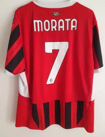 AC Milan - football - Morata - 2024 - Maillot de foot