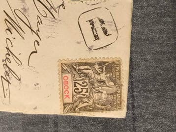 Obock 1900/1900 - Uitzonderlijke aangetekende brief - Kust, Gestempeld