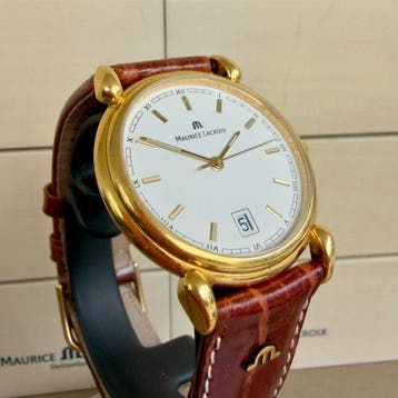 Maurice Lacroix - Classic 18k Goldplated G10 - Zonder, Nieuw