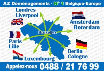 apd 799€-Londre 299€-Paris Lille Déménagement 0488/21.76.99, Services & Professionnels