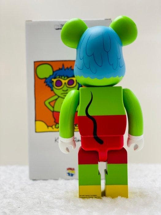 Medicom Toy - BE@RBRICK 400% Keith Haring Andy Mouse, Antiek en Kunst, Kunst | Designobjecten