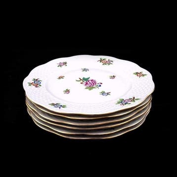 Herend - Dessertservies (7) - Porselein