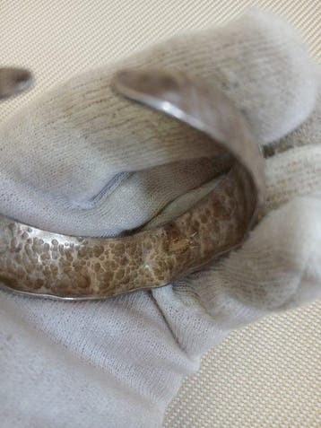 Argent - Bracelet - Serpent maçonnique géométrique