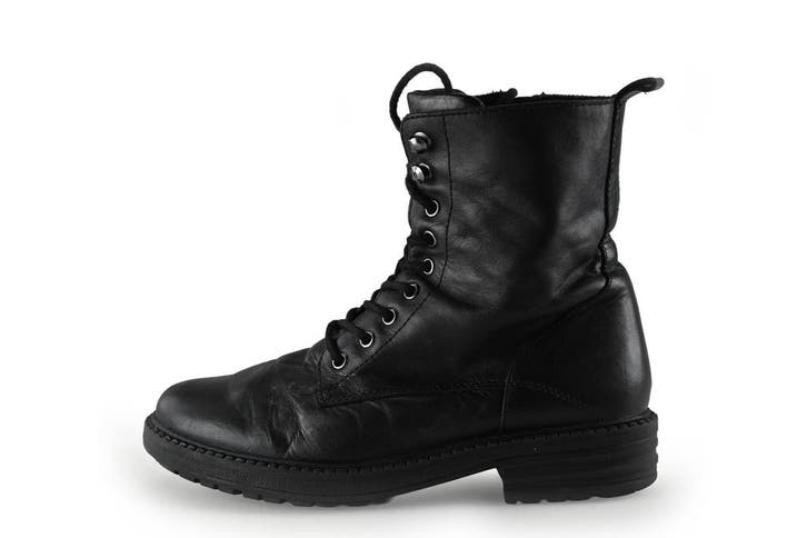 Omoda Veterboots in maat 38 Zwart, Kleding | Dames, Schoenen, Zwart, Zo goed als nieuw, Overige typen, Verzenden