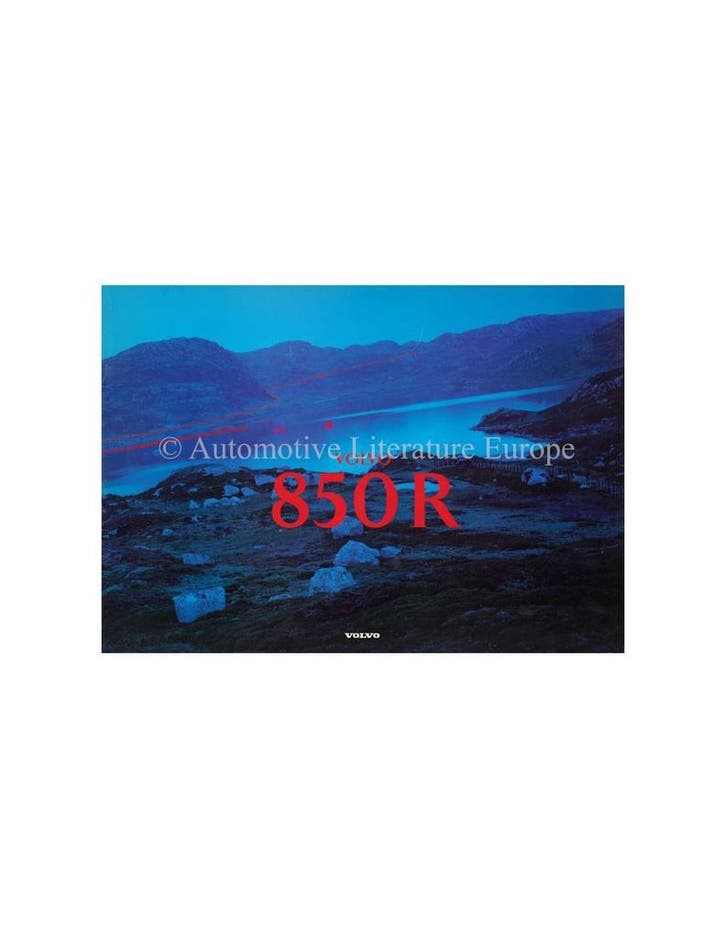1996 VOLVO 850 R BROCHURE NEDERLANDS, Boeken, Auto's | Folders en Tijdschriften, Ophalen of Verzenden