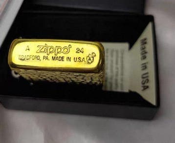 Zippo - Zonder minimumprijs - Aansteker - Verguld, Messing, Nieuw