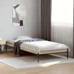vidaXL Bedframe bewerkt hout en metaal sonoma eikenkleurig, Verzenden