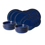 2dekans | Ardtime 18-piece flat and soup plate service BLUE, Huis en Inrichting, Ophalen of Verzenden, Nieuw