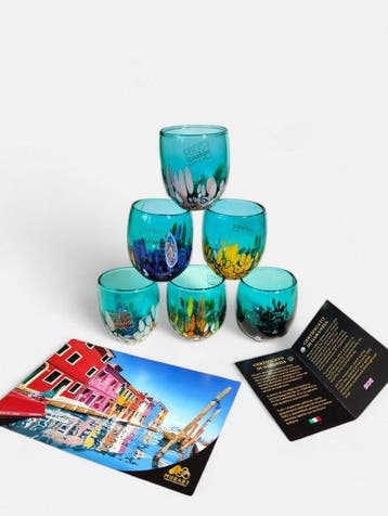 MurArt - MurArt - Drinkset (6) - Glas - Murrine Millefiori
