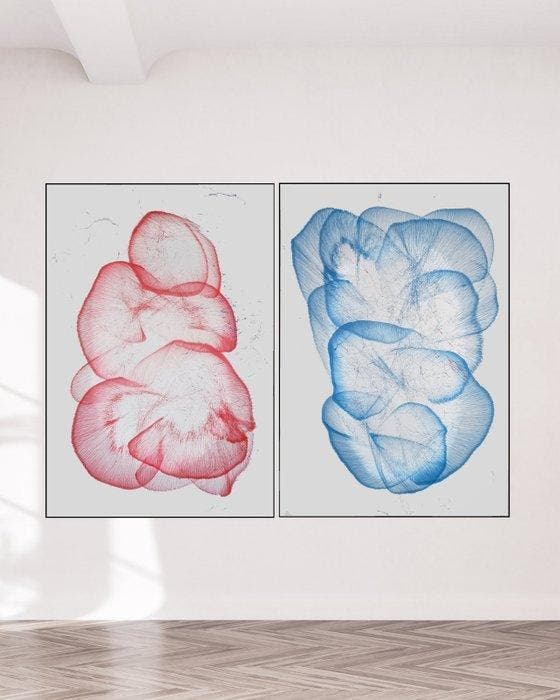 Artur Polar - Land nº29 - XXL, Antiek en Kunst, Kunst | Schilderijen | Modern