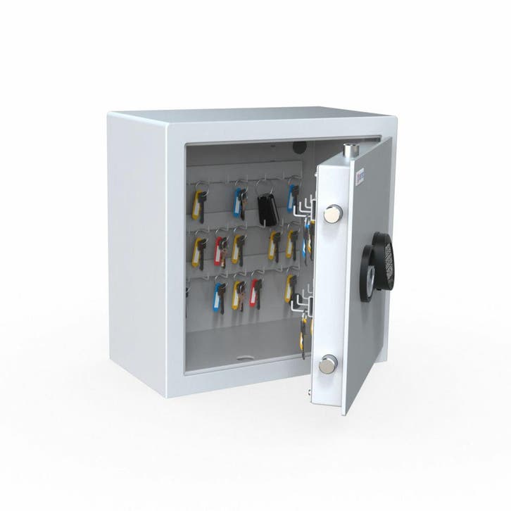 SISTEC SK elektronische sleutelkluis met 34 haken - klasse, Huis en Inrichting, Brandblussers en Brandkasten, Brandkast, Nieuw