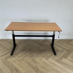slingerbureau 160x80 cm  (max hoogte 90 cm),  beuken - zwart, Huis en Inrichting, Bureaus, Gebruikt
