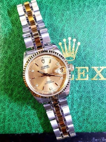 Tudor - Prince Date - GOLD DIAMOND DIAL - Zonder