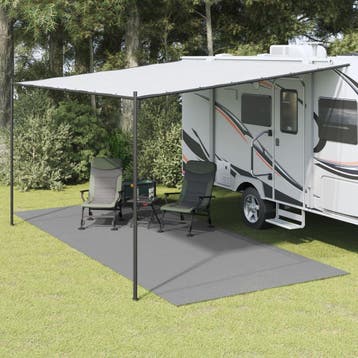 vidaXL Tenttapijt 5,5x2,5 m antracietkleurig, Verzenden, Nieuw