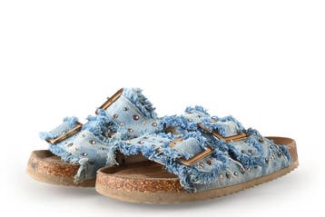Colors of California Muiltjes in maat 35 Blauw, Kleding | Dames, Schoenen, Verzenden, Blauw, Gedragen, Colors of California