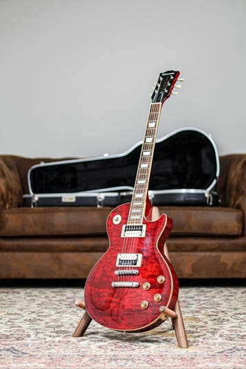 Edwards E-LP-125SD QM | Black Cherry, Muziek en Instrumenten, Snaarinstrumenten | Gitaren | Elektrisch, Verzenden, Nieuw