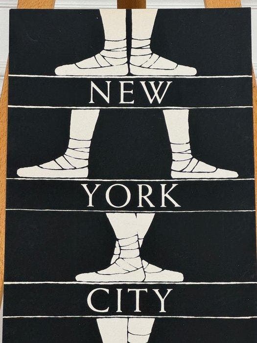 Edward Gorey - New York City Ballet, Antiek en Kunst, Kunst | Tekeningen en Fotografie
