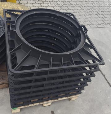 Nieuwe gietijzer rijwegdeksels, Verzenden, Nieuw, 60 tot 80 mm