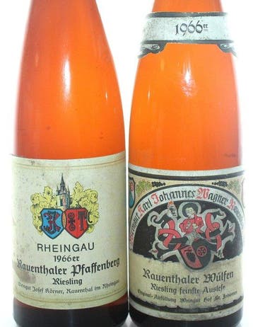 1966 Rauenthaler Wülfen Riesling feinste Auslese &