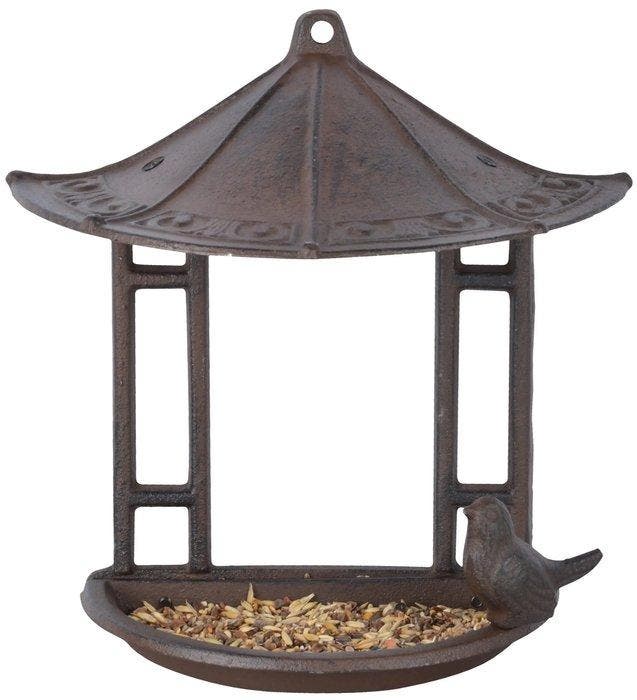 Vogelbad - Gietijzer - voederhuisje, Antiek en Kunst, Curiosa en Brocante