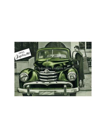 1951 OPEL KAPITÄN BROCHURE NEDERLANDS