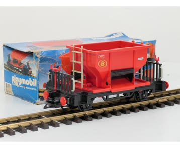 Playmobil 4103 Ballastwagon (Onder(zelf)losser, Wagons), Ophalen of Verzenden, Gebruikt, Wagon, Analoog
