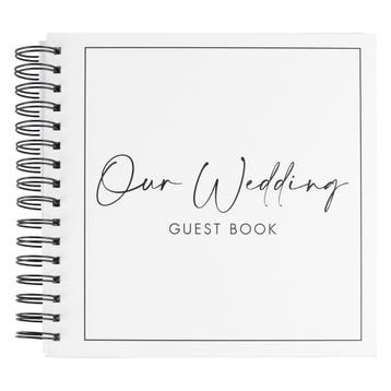Bruiloft Gastenboek Our Wedding 21,5cm, Verzenden