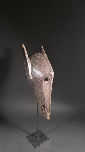 Houten masker - Bambara - Mali (Zonder minimumprijs), Antiek en Kunst