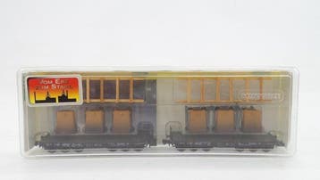 Trix N - 15187 - Ensemble de wagons de marchandises pour, Nieuw