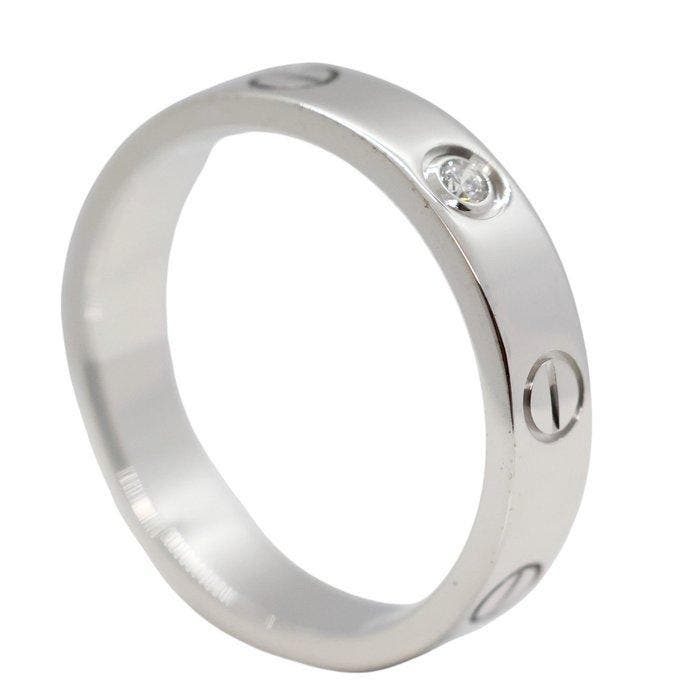 Cartier - Ring - LOVE small model - 18 karaat Witgoud - 1, Bijoux, Sacs & Beauté, Bagues