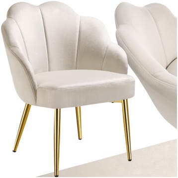 Cocktail stoel Hellen, gestoffeerd met fluwelen bekleding, Verzenden, Nieuw